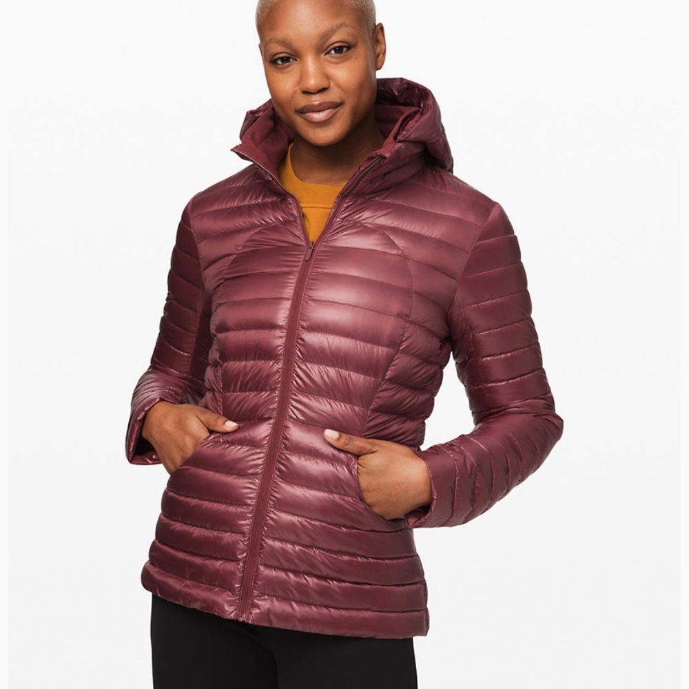 lululemon athletica Maroon Puffer Jacket